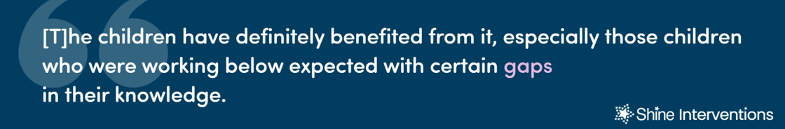 Downsway Primary School on Shine Interventions: GPS