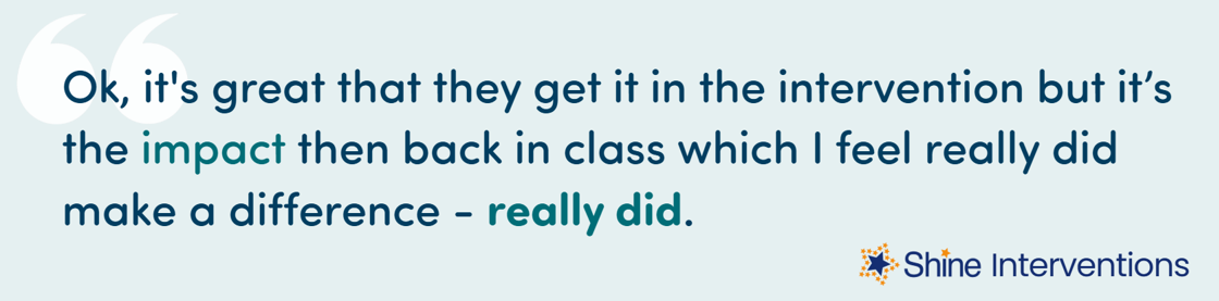 The Impact of Shine GPS: Targeted Interventions for Primary