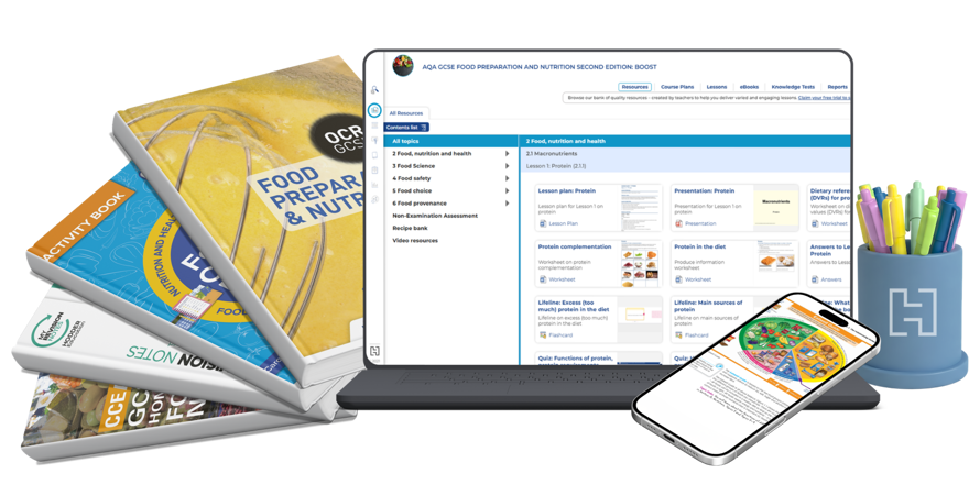 food prep print and digital resources