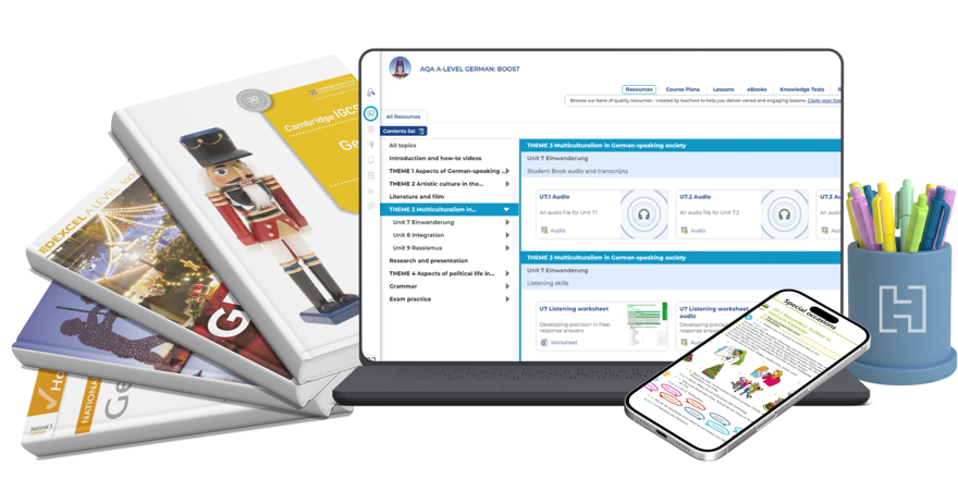 german print and digital resources