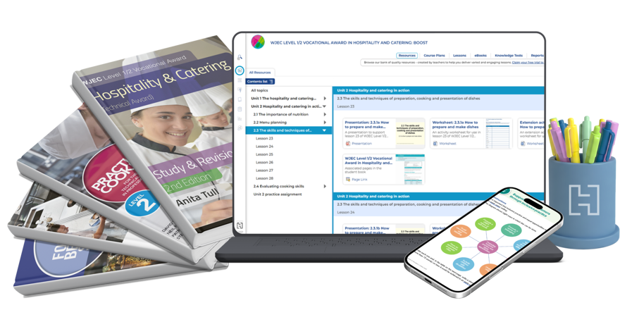 hospitality and catering print and digital resources