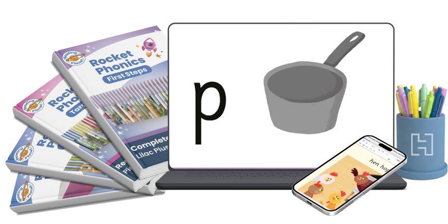 banner image of phonics print and digital resources 