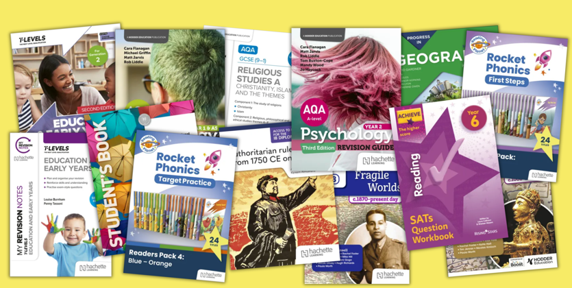 Assorted book covers fromt he Back to School sale