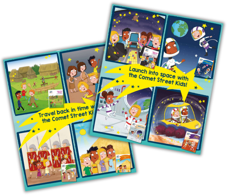 assorted image of the comet street kids books