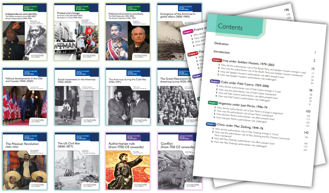 History resources, textbooks, revision guides and workbooks 