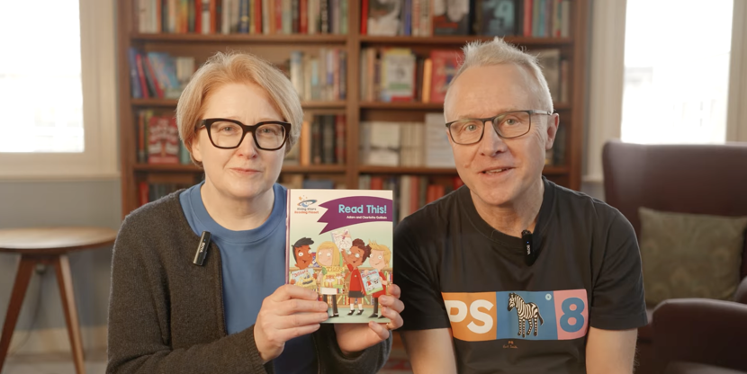 Authors Adam and Charlotte Guillain joined us for World Book Day to read through their Comet Street Kids book, ‘Read This!’. 