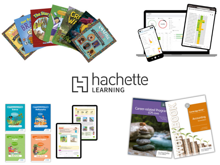 range of hachette learning products