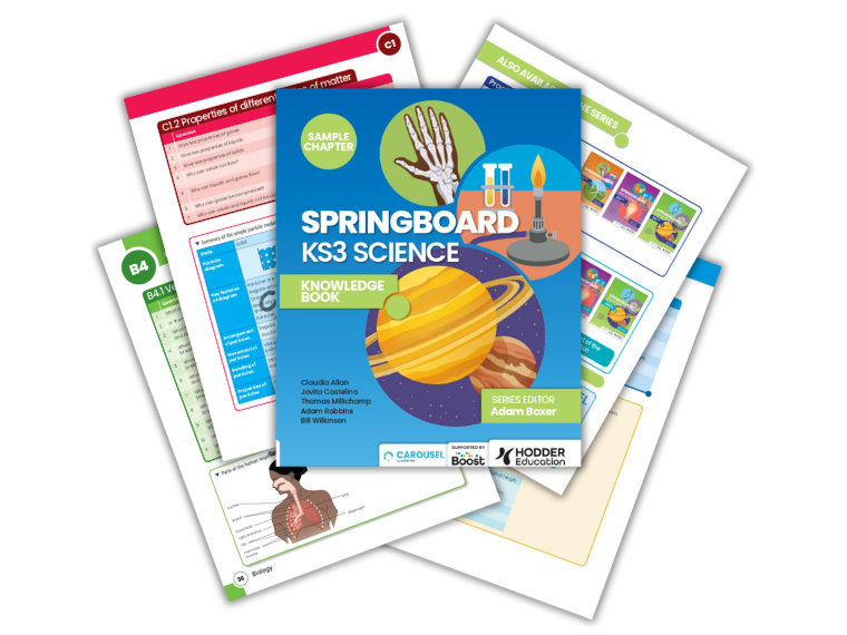 Springboard Science Knowledge Book sample