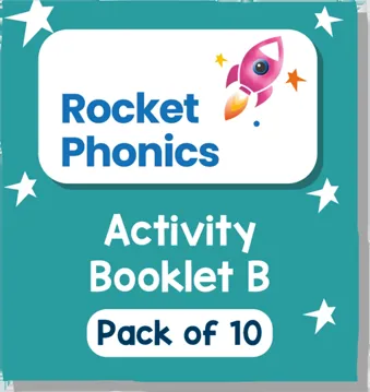 Reading Planet: Rocket Phonics First Steps - Activity Booklet B - pack of 10