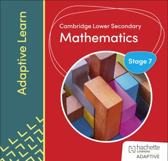 Cambridge Lower Secondary Maths Stage 7 Adaptive Learn