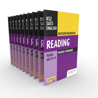 Achieve SATs: KS2 Reading Revision Workbook (Higher) for the 2027 SATs tests- 10 COPY PACK