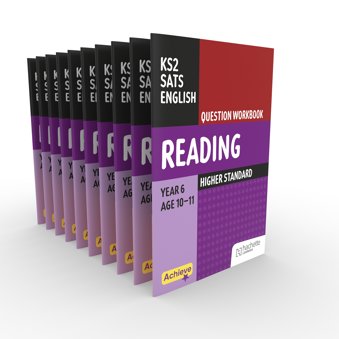 Achieve SATs: KS2 Reading Question Workbook (Higher) for the 2027 SATs tests- 10 COPY PACK