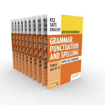 Achieve SATs: KS2 Grammar, Punctuation and Spelling Revision Workbook (Expected) for the 2027 SATs tests- 10 COPY PACK