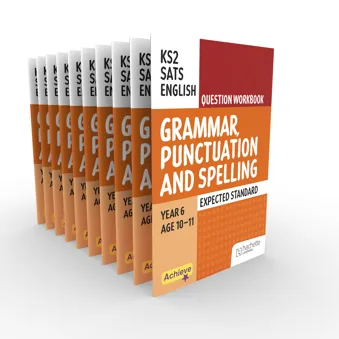 Achieve SATs: KS2 Grammar, Punctuation and Spelling Question Workbook (Expected) for the 2027 SATs tests- 10 COPY PACK