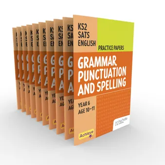 Achieve SATs: KS2 Grammar, Punctuation and Spelling Practice Papers for the 2027 SATs tests- 10 COPY PACK