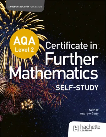 AQA Level 2 Certificate in Further Mathematics (1st edition) Self-Study