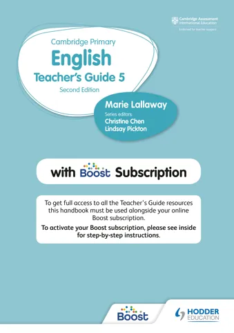 Cambridge Primary English Teacher's Guide Stage 5 with Boost Subscription