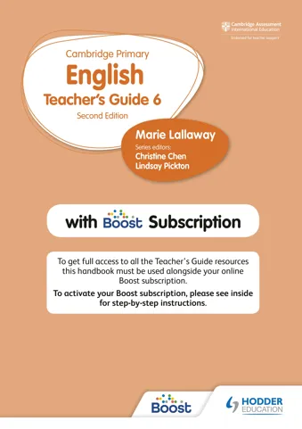 Cambridge Primary English Teacher's Guide Stage 6 with Boost Subscription