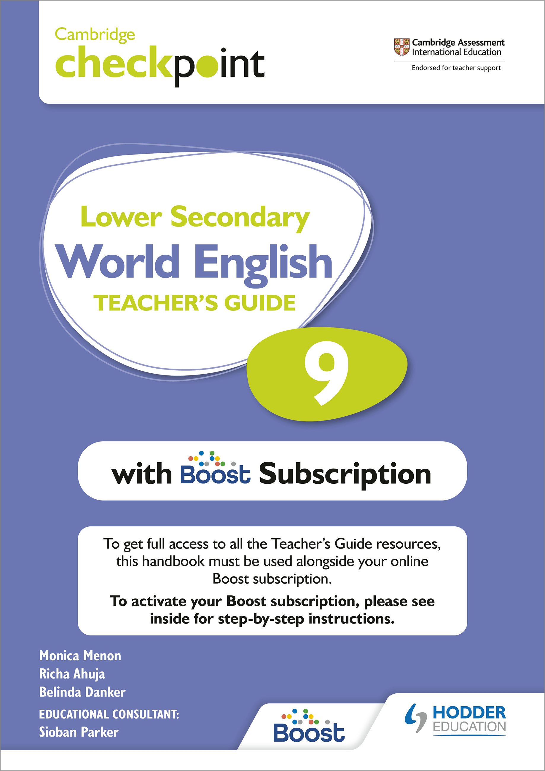 Cambridge Checkpoint Lower Secondary World English Teacher's Guide