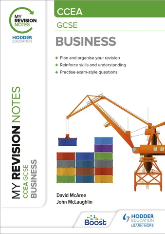 My Revision Notes CCEA GCSE Business