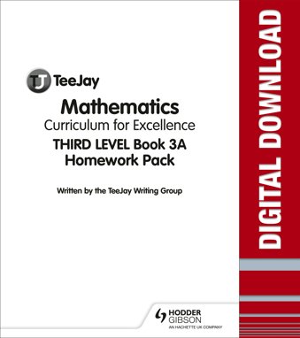 TeeJay Mathematics CfE Third Level Book 3A Homework