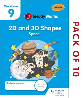 TeeJay Maths CfE Early Level Workbook 9 (Pack of 10): 2D and 3D Shapes: Space