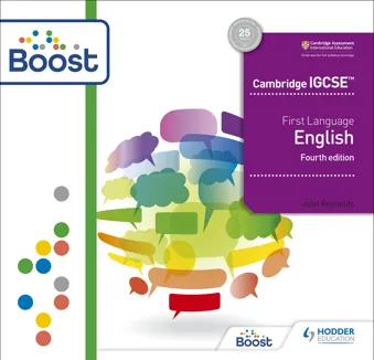 Cambridge IGCSE First Language English Boost