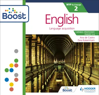 English for the IB MYP 2: By Concept Boost