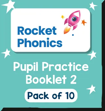 Reading Planet Rocket Phonics – Pupil Practice Booklet 2 – Pack of 10