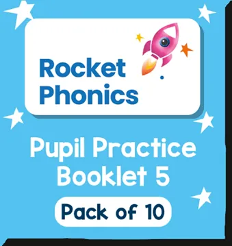 Reading Planet Rocket Phonics – Pupil Practice Booklet 5 – Pack of 10