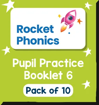 Reading Planet Rocket Phonics – Pupil Practice Booklet 6 – Pack of 10