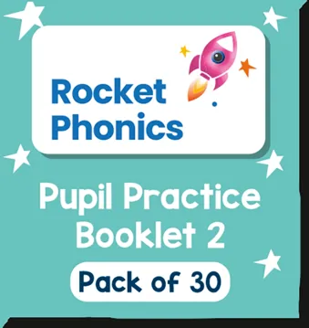 Reading Planet Rocket Phonics – Pupil Practice Booklet 2 – Pack of 30