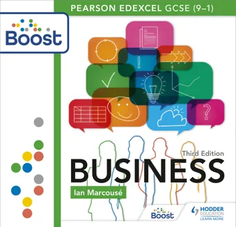 Pearson Edexcel GCSE (9-1) Business Third Edition Boost