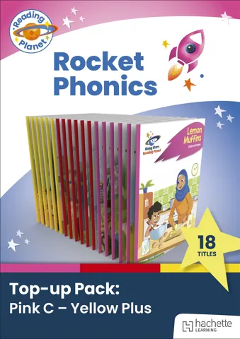 Reading Planet Rocket Phonics Top Up Pack Pink C - Yellow Plus