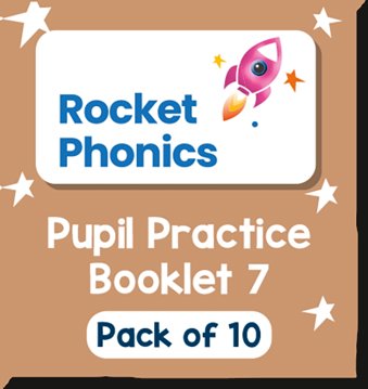 Reading Planet Rocket Phonics – Pupil Practice Booklet 7 – Pack of 10