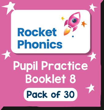 Reading Planet Rocket Phonics – Pupil Practice Booklet 8 – Pack of 30