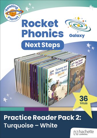 Rocket Phonics Next Steps: Practice Reader Pack 2 (Galaxy: Turquoise – White)