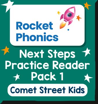 Rocket Phonics Next Steps: Practice Reader Pack 1 (Comet Street Kids: Turquoise – White)