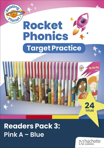 Reading Planet Rocket Phonics Target Practice Readers Pack 3 (Pink A - Blue)