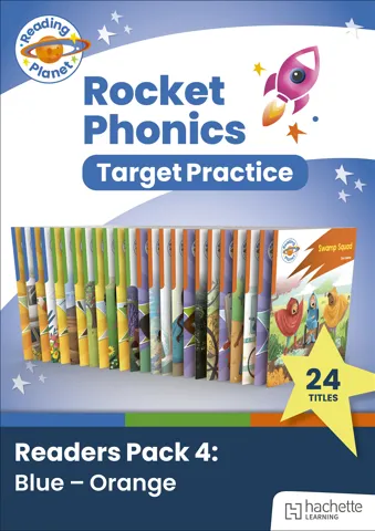 Reading Planet Rocket Phonics Target Practice Readers Pack 4 (Blue - Orange)