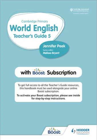 Cambridge Primary World English Teacher's Guide Stage 5 with Boost Subscription